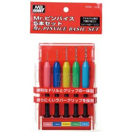 GT50 Mr. Pin Vise Basic Set 1/1.5/2/2.5/3mm