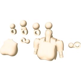 Megami Device M.S.G 01 TOPS SET Skin Color A