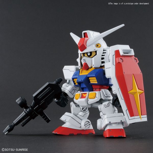 Bandai Hobby BAN228381 SDGCSRX-78-2 Gundam & Cross Silhouette Frame Combinaison Mobile Blanc